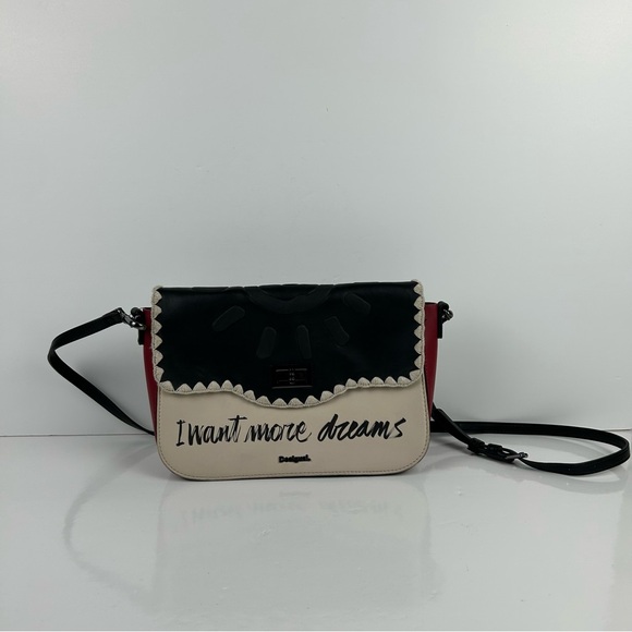 Desigual Black and Cream Women's Bag - Picture 3 of 10